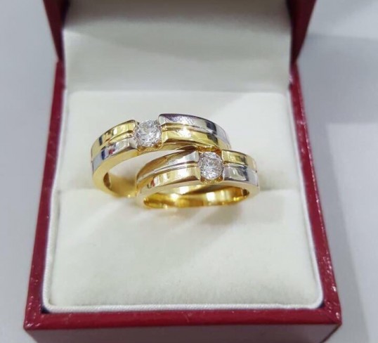 Nhẫn cưới vàng 18k mẫu đẹp-kimminhkhoi