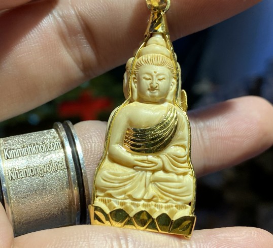 Mặt Phật 3 mặt Thái Lan Bọc vàng - kimminhkhoi.net 